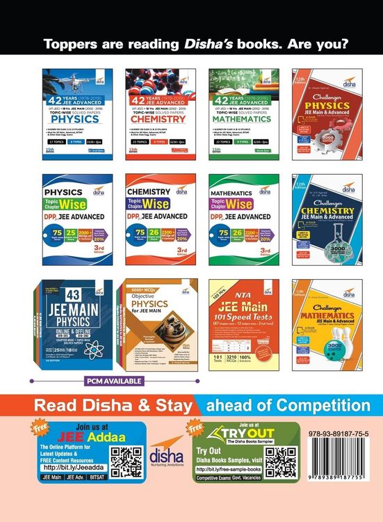Produktbild: JEE Advanced 14 Year-wise Solved Papers 1 & 2 (2006 - 2019)
