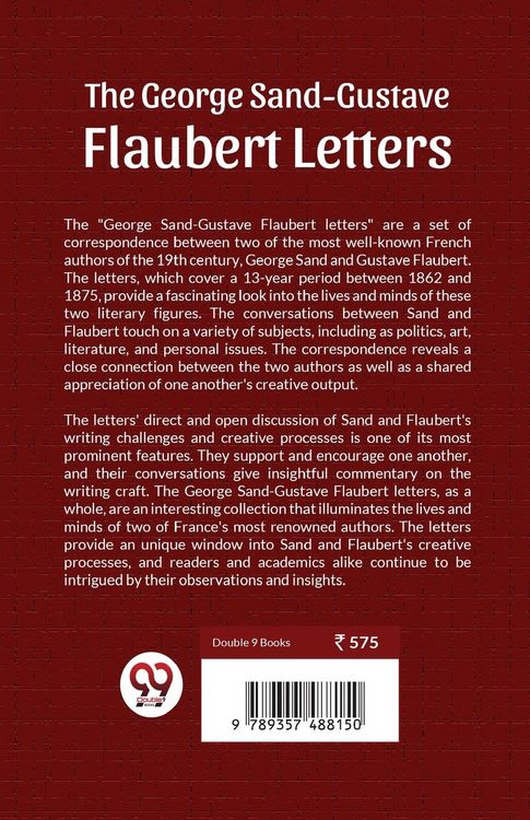 Produktbild: The George Sand-Gustave Flaubert Letters