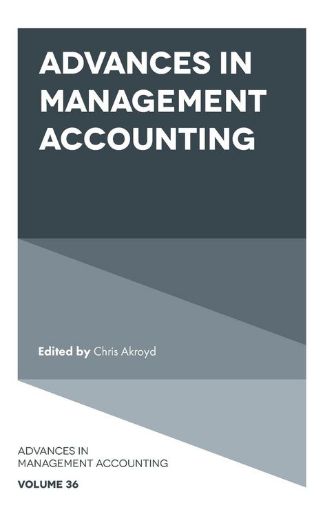 Produktbild: Advances in Management Accounting