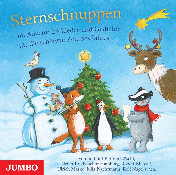 Produktbild: Sternschnuppen im Advent. 24 Lieder und Geschichten f&uuml;r die sch&ouml;nste Zeit des Jahres