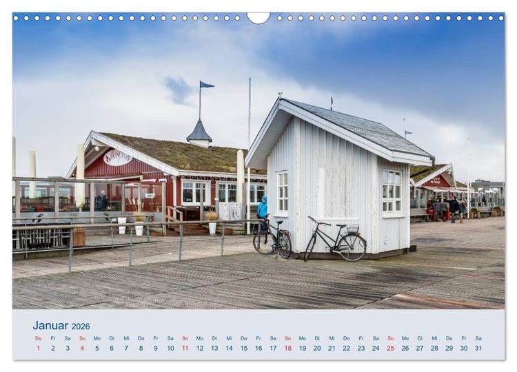 Produktbild: Nordseek&uuml;ste Am Strand von Sankt Peter-Ording (Wandkalender 2026 DIN A3 quer), CALVENDO Monatskalender