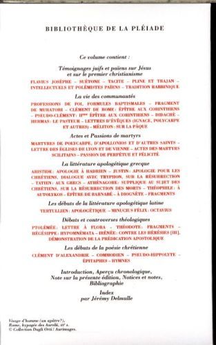 Produktbild: Premiers &eacute;crits chr&eacute;tiens