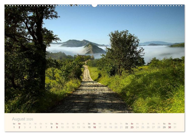 Produktbild: Unterwegs in den Marken (Wandkalender 2026 DIN A2 quer), CALVENDO Monatskalender