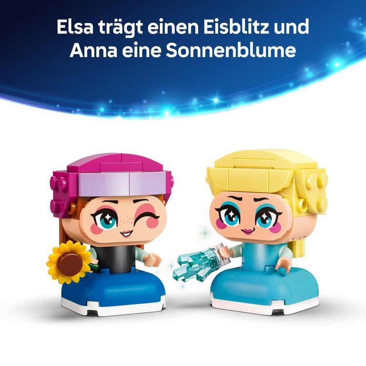 Produktbild: LEGO ǀ Disney Frozen 43284 Die Mini-Prinzessinnen Anna und Elsa, Spiel