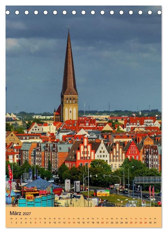 Produktbild: SAIL Rostock-Warnem&uuml;nde. Du bist so sch&ouml;n (Tischkalender 2027 DIN A5 hoch), CALVENDO Monatskalender