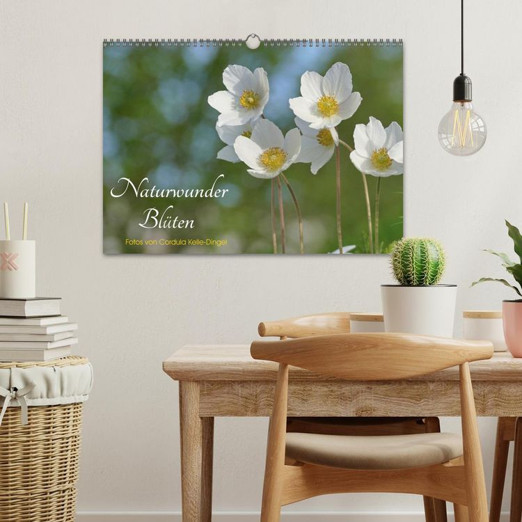 Produktbild: Naturwunder Bl&uuml;ten (Wandkalender 2026 DIN A3 quer), CALVENDO Monatskalender