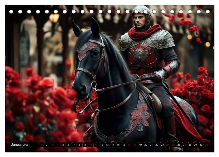 Produktbild: Das Turnier (Tischkalender 2026 DIN A5 quer), CALVENDO Monatskalender