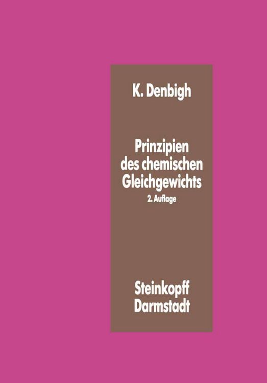 Produktbild: Prinzipien des Chemischen Gleichgewichts