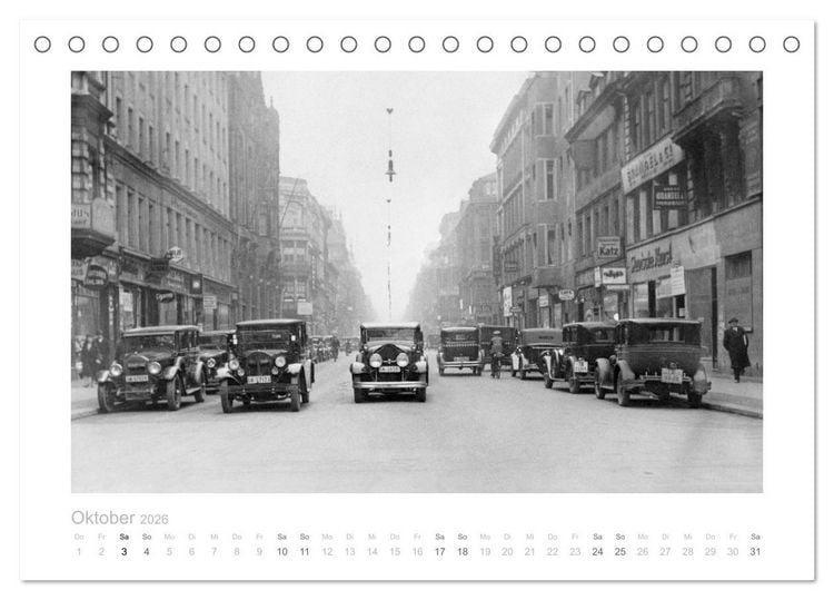 Produktbild: Die Friedrichstrasse - Legend&auml;re Luxusmeile von Berlin (Tischkalender 2026 DIN A5 quer), CALVENDO Monatskalender