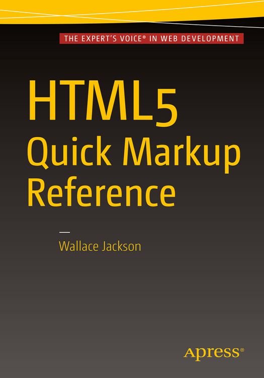 Produktbild: HTML5 Quick Markup Reference