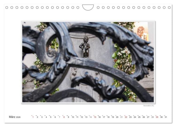 Produktbild: Emotionale Momente: Br&uuml;ssel - Hauptstadt Europas (Wandkalender 2026 DIN A4 quer), CALVENDO Monatskalender