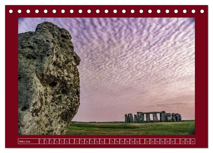 Produktbild: S&uuml;dengland - eine nostalgische Reise (Tischkalender 2026 DIN A5 quer), CALVENDO Monatskalender