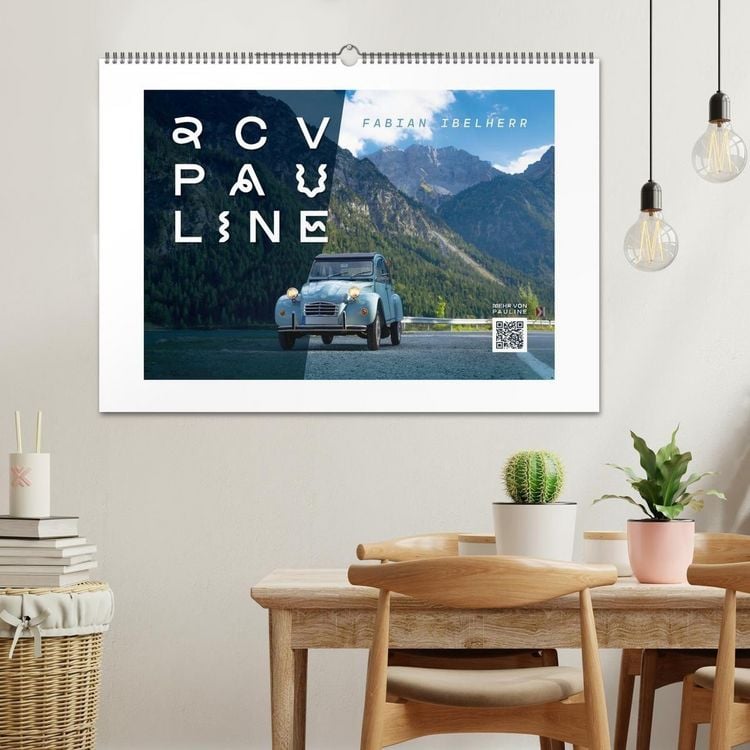 Produktbild: 2CV Pauline (Wandkalender 2027 DIN A2 quer), CALVENDO Monatskalender