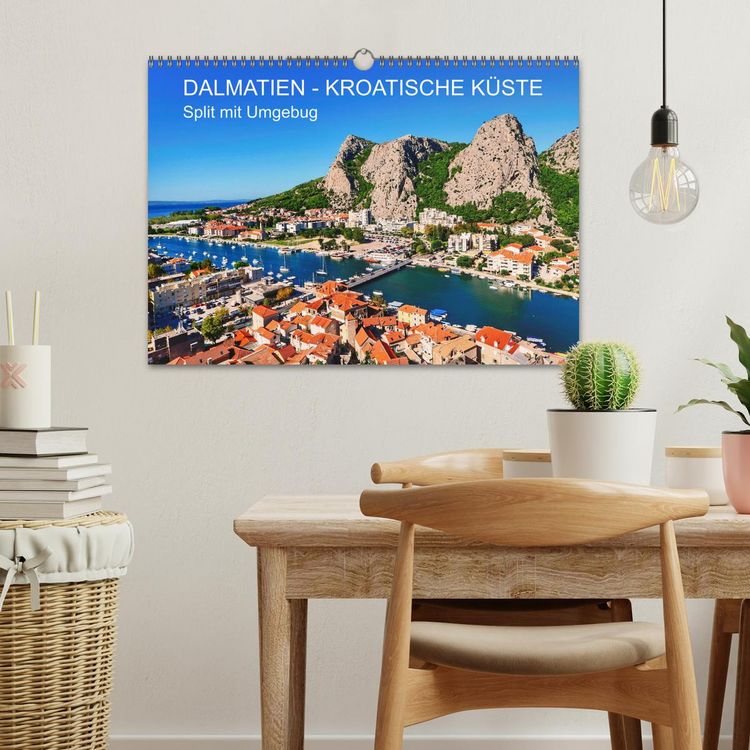 Produktbild: DALMATIEN - KROATISCHE K&Uuml;STE - Split mit Umgebung (Wandkalender 2026 DIN A3 quer), CALVENDO Monatskalender