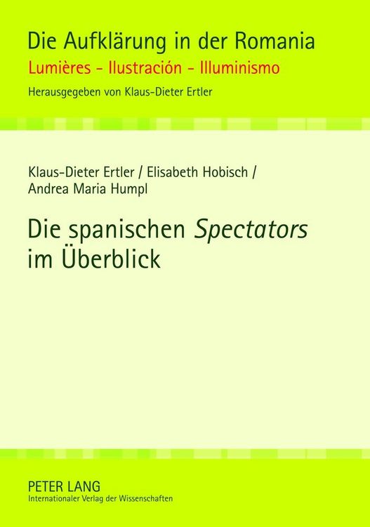 Produktbild: Die spanischen &laquo;Spectators&raquo; im &Uuml;berblick