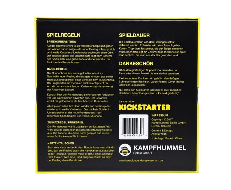 Produktbild: Kampf gegen das Spiessertum Hauptspiel