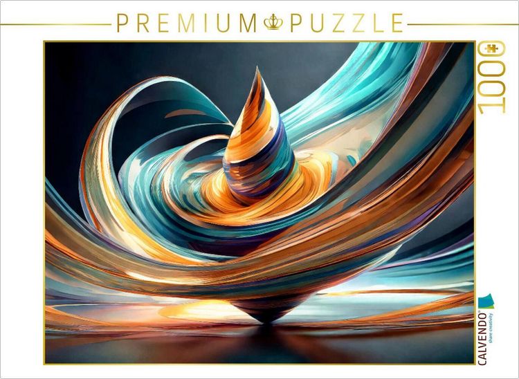Produktbild: CALVENDO Puzzle Kreisel | 1000 Teile Lege-Gr&ouml;&szlig;e 64x48cm Foto-Puzzle f&uuml;r gl&uuml;ckliche Stunden