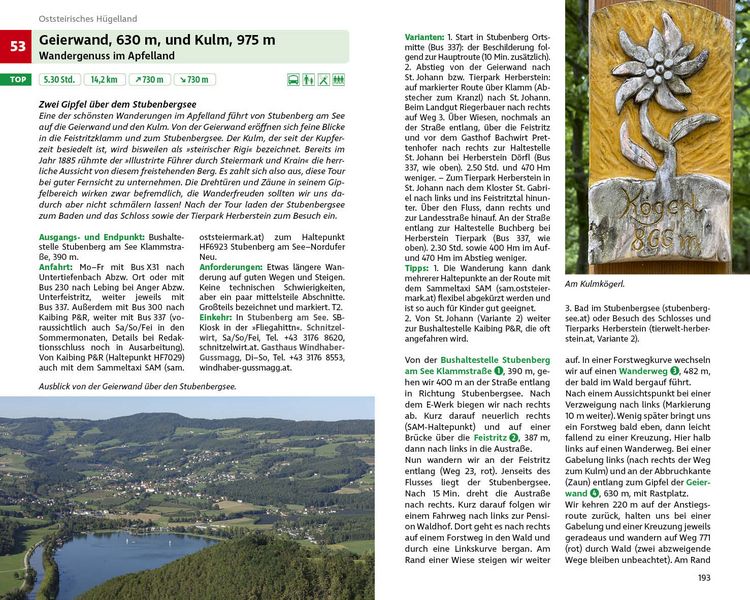 Produktbild: ROTHER Wanderbuch Wandern mit &Ouml;ffis - Steiermark. 60 Touren mit Bahn & Bus