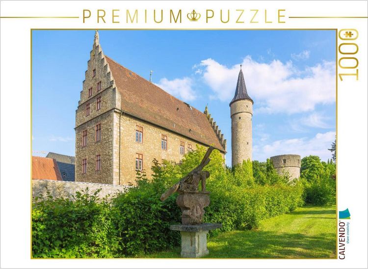 Produktbild: CALVENDO Puzzle Romantisches Ochsenfurt | 1000 Teile Lege-Gr&ouml;&szlig;e 64x48cm Foto-Puzzle f&uuml;r gl&uuml;ckliche Stunden