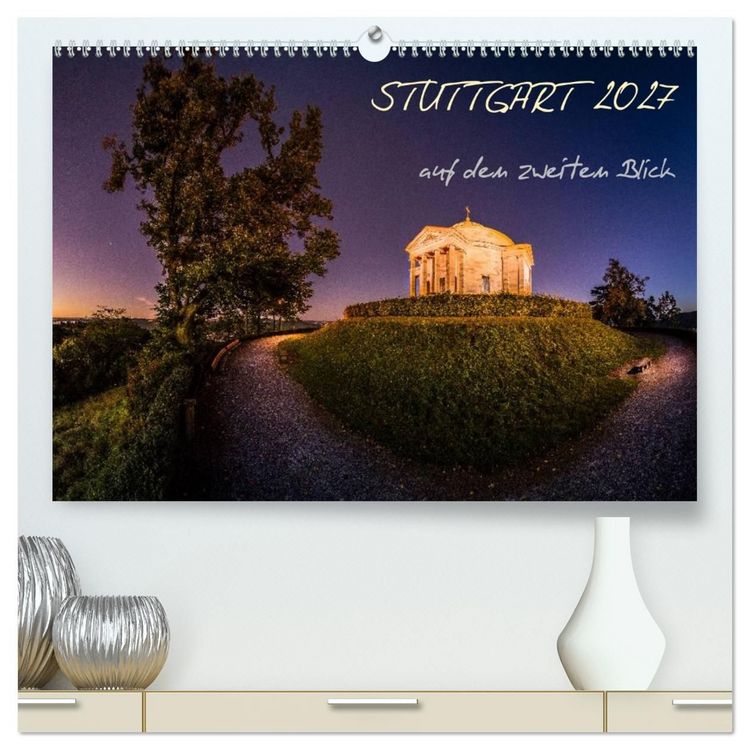 Produktbild: STUTTGART 2027 auf den zweiten Blick (hochwertiger Premium Wandkalender 2027 DIN A2 quer), Kunstdruck in Hochglanz