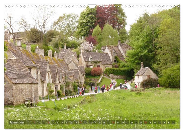Produktbild: Malerische Cotswolds (Wandkalender 2026 DIN A3 quer), CALVENDO Monatskalender