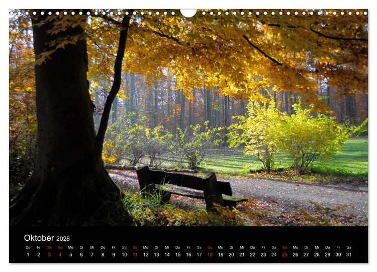 Produktbild: Wege 2026 (Wandkalender 2026 DIN A3 quer), CALVENDO Monatskalender