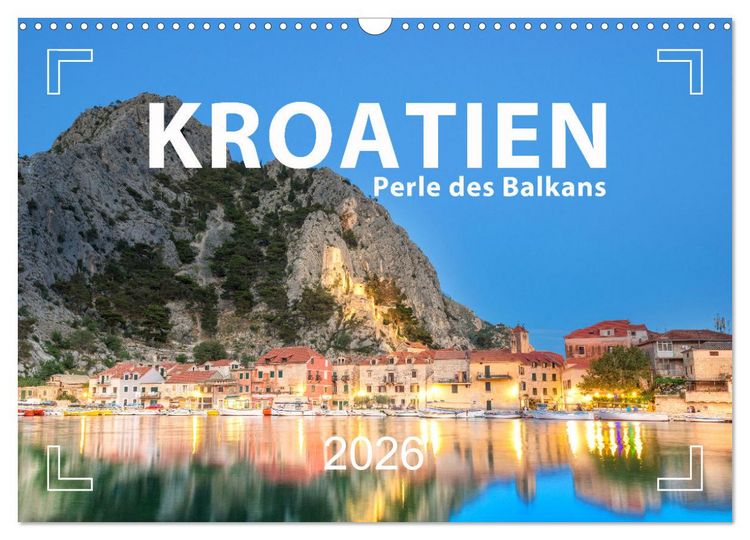 Produktbild: Kroatien - Perle des Balkans (Wandkalender 2026 DIN A3 quer), CALVENDO Monatskalender