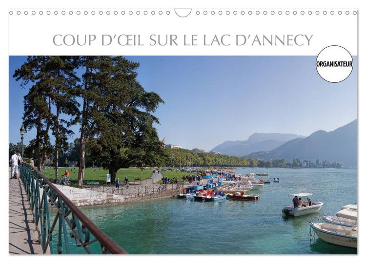 Produktbild: Coup d'&oelig;il sur le Lac d'Annecy (Calendrier mural 2026 DIN A3 vertical), CALVENDO calendrier mensuel