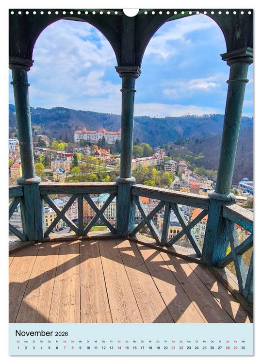 Produktbild: Spaziergang durch Karlovy Vary (Wandkalender 2026 DIN A3 hoch), CALVENDO Monatskalender
