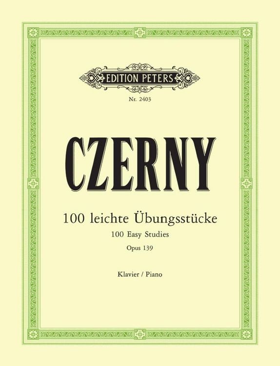 Produktbild: 100 leichte &Uuml;bungsst&uuml;cke op. 139