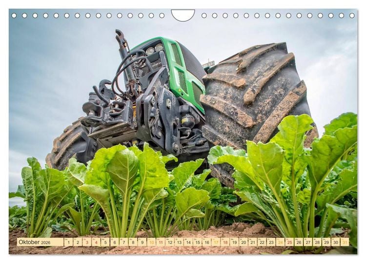 Produktbild: Traktoren - Giganten in der Landwirtschaft (Wandkalender 2026 DIN A4 quer), CALVENDO Monatskalender
