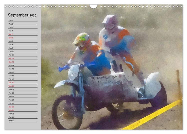Produktbild: Enduro Racing (Wall Calendar 2026 DIN A3 landscape), CALVENDO 12 Month Wall Calendar