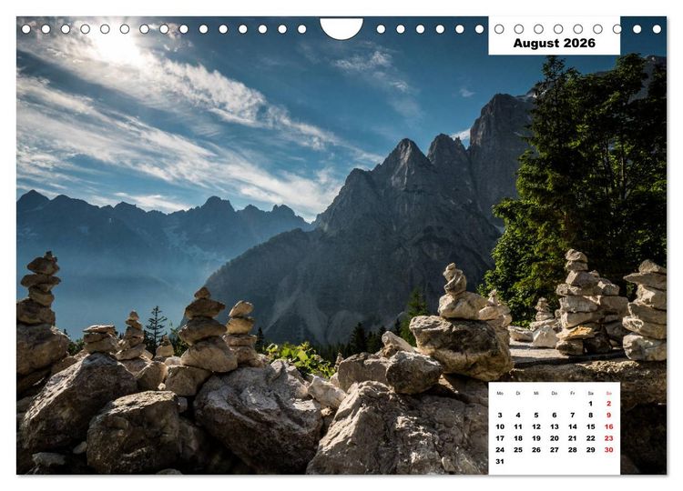 Produktbild: Faszination Ostalpen - von Berchtesgaden bis Slowenien (Wandkalender 2026 DIN A4 quer), CALVENDO Monatskalender