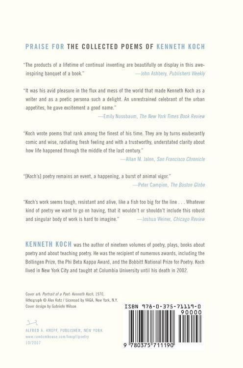 Produktbild: The Collected Poems of Kenneth Koch