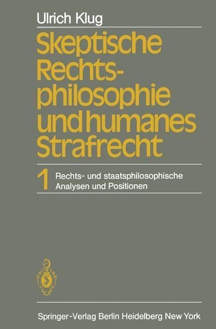 Produktbild: Skeptische Rechtsphilosophie und humanes Strafrecht