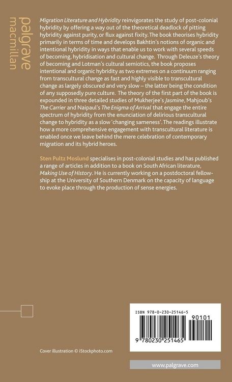 Produktbild: Migration Literature and Hybridity