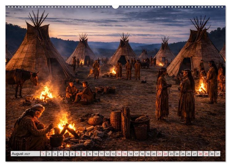 Produktbild: Ein spiritueller Weg. Im Rhythmus der Natur (Wandkalender 2027 DIN A2 quer), CALVENDO Monatskalender