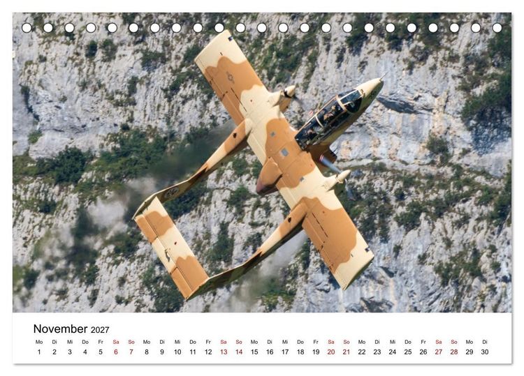 Produktbild: Milit&auml;rflieger (Tischkalender 2027 DIN A5 quer), CALVENDO Monatskalender