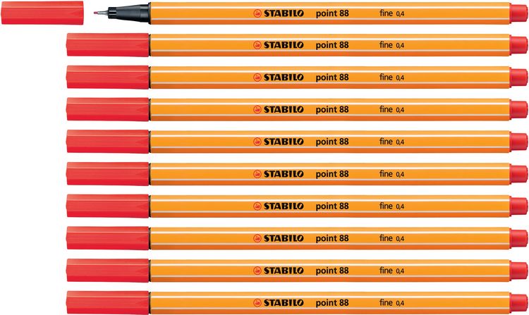 Produktbild: STABILO Fineliner point 88 rot
