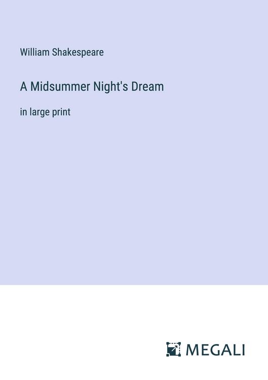 Produktbild: A Midsummer Night's Dream