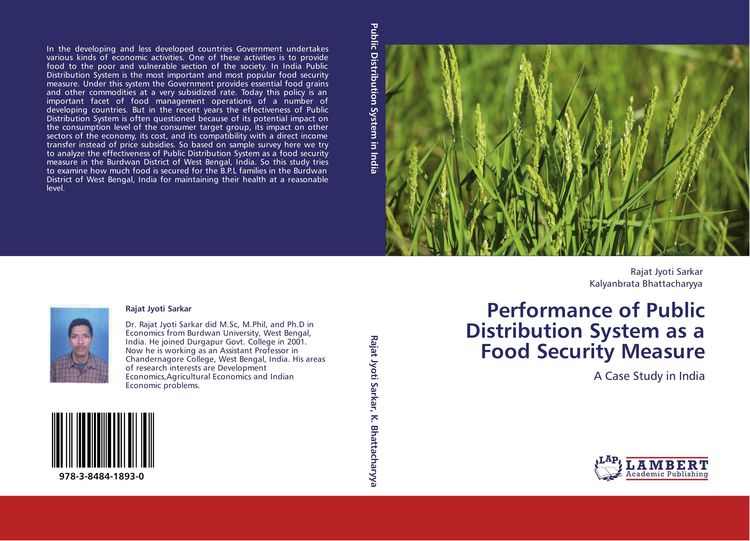 Produktbild: Performance of Public Distribution System as a Food Security Measure