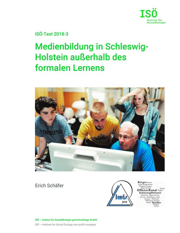 Produktbild: Medienbildung in Schleswig-Holstein au&szlig;erhalb des formalen Lernens