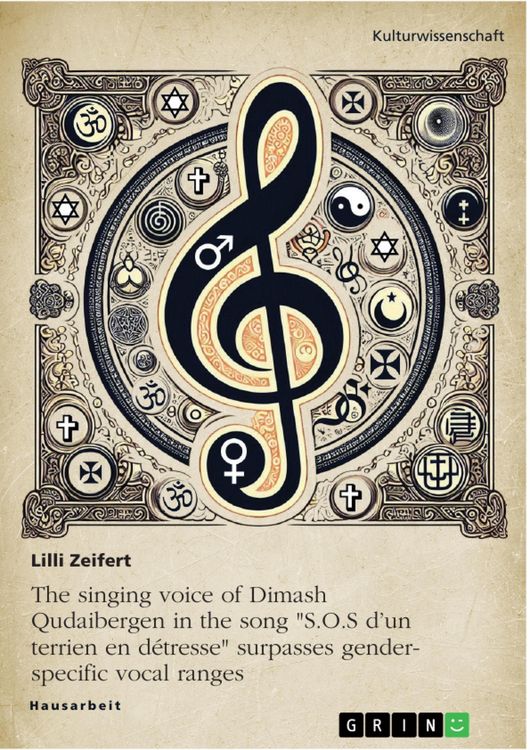 Produktbild: The singing voice of Dimash Qudaibergen in the song "S.O.S d'un terrien en d&eacute;tresse" surpasses gender-specific vocal ranges