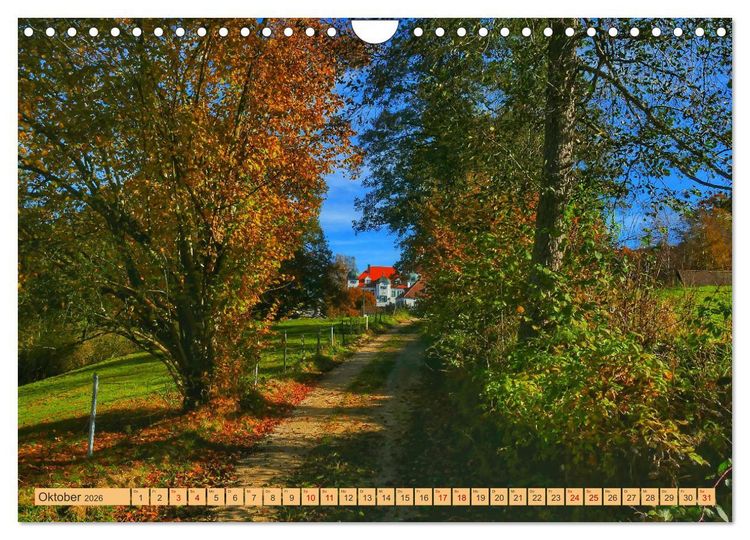 Produktbild: Die Stauden, magische Landschaft rund um Augsburg (Wandkalender 2026 DIN A4 quer), CALVENDO Monatskalender