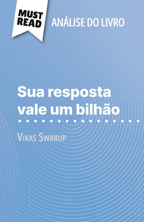 Produktbild: Sua resposta vale um bilh&atilde;o de Vikas Swarup (An&aacute;lise do livro)