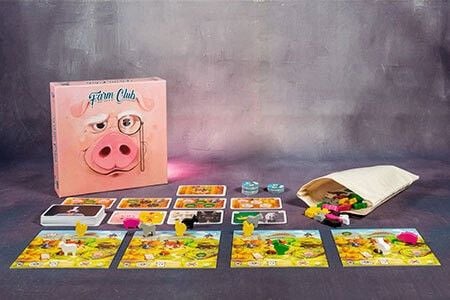 Produktbild: Kobold Spieleverlag 1028303 - Farm Club, deutsche Version, Optimierungsspiel