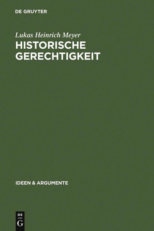 Produktbild: Historische Gerechtigkeit