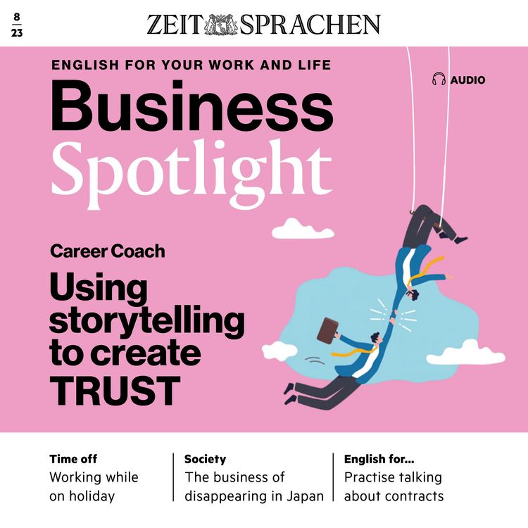 Produktbild: Business-Englisch lernen Audio - Mit Geschichten Vertrauen schaffen
