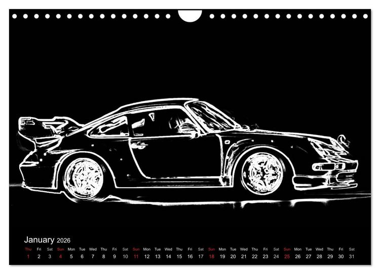 Produktbild: 911 Lines (Wall Calendar 2026 DIN A4 landscape), CALVENDO 12 Month Wall Calendar