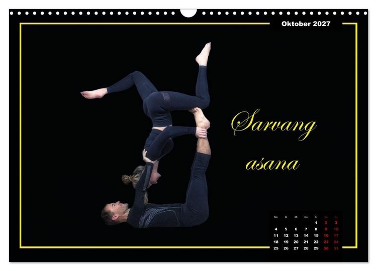 Produktbild: Yoga - Asana (Wandkalender 2027 DIN A3 quer), CALVENDO Monatskalender